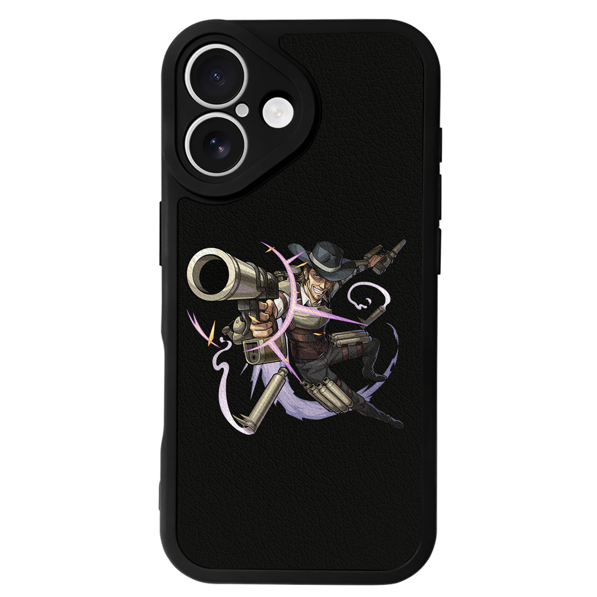 （画像用） 進撃の巨人 ケニー·アッカーマン Attack on Titan Kenny Ackerman 【iPhone 16シリーズ対応】シリコンスマホケース（レザー調） 材質：シリコン